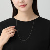 オーサムジュエリー １８Ｋ ペタルチェーン スライド ロングネックレス