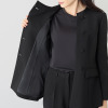 マダムヒロコ バイ　ニュイ ブラックフォーマル 洗濯機で洗える！ クッションネック ジャケット