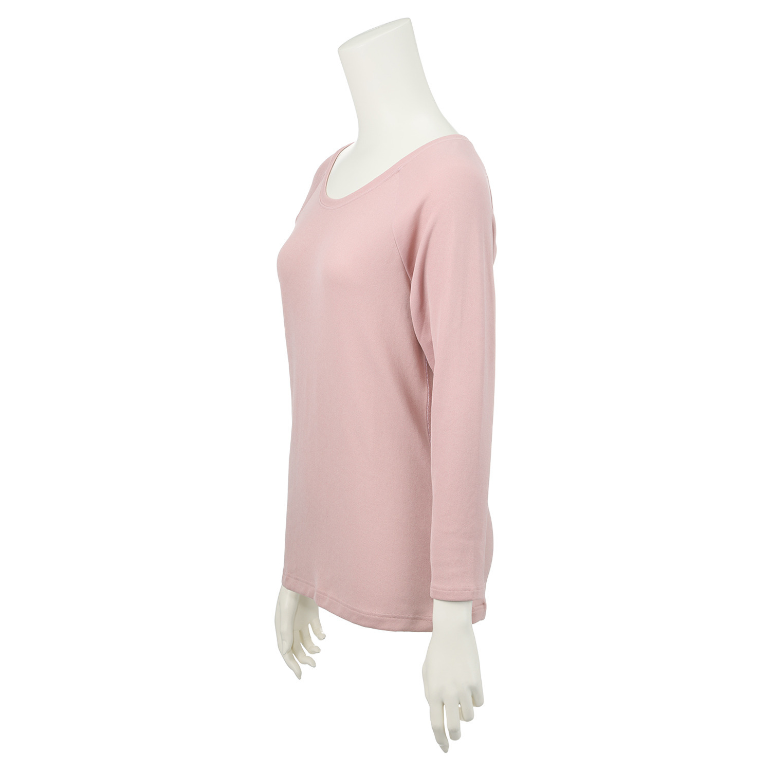 ブリーズドライ 汗ムレ対策　吸放湿 快適さらさら ラグランスリーブ 八分袖インナー２色セット