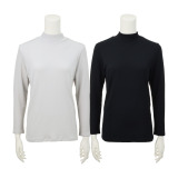 ブリーズドライ 汗ムレ対策　吸放湿 快適さらさら ハイネック長袖インナー ２色セット