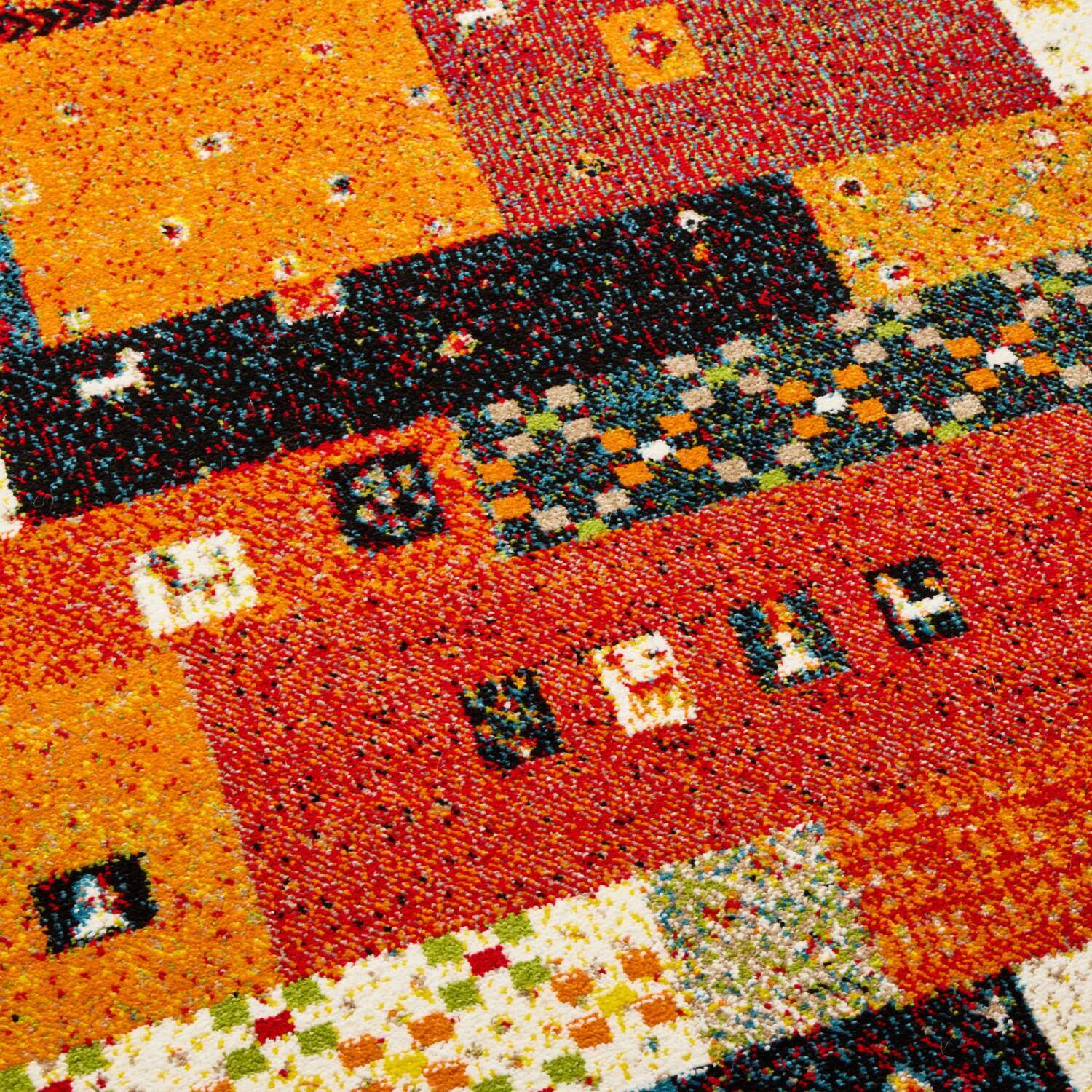 トルコ製　ウィルトン織 ギャベ柄　カーペット ノマドタイル ＜１６０×２３０ｃｍ＞