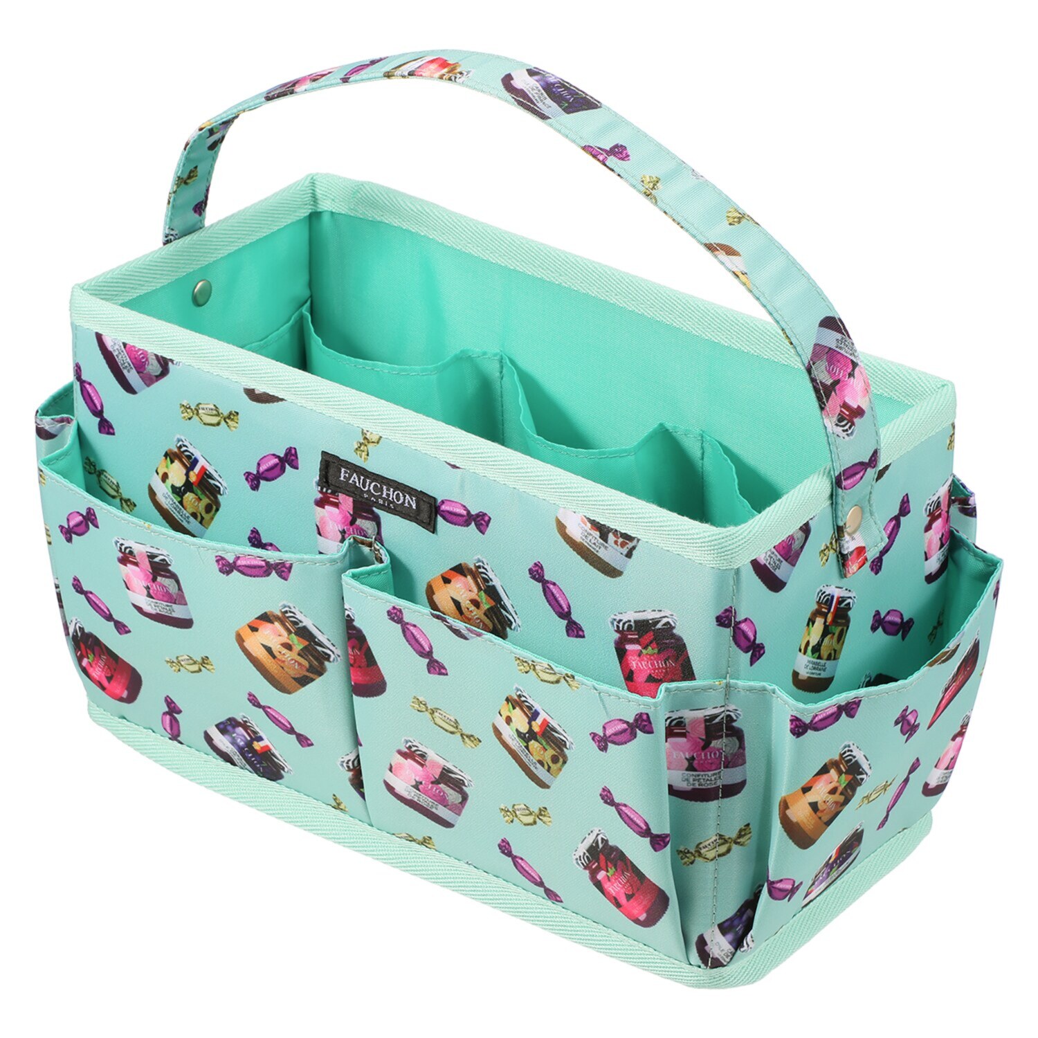 フォション プリント柄 折り畳みコスメボックス