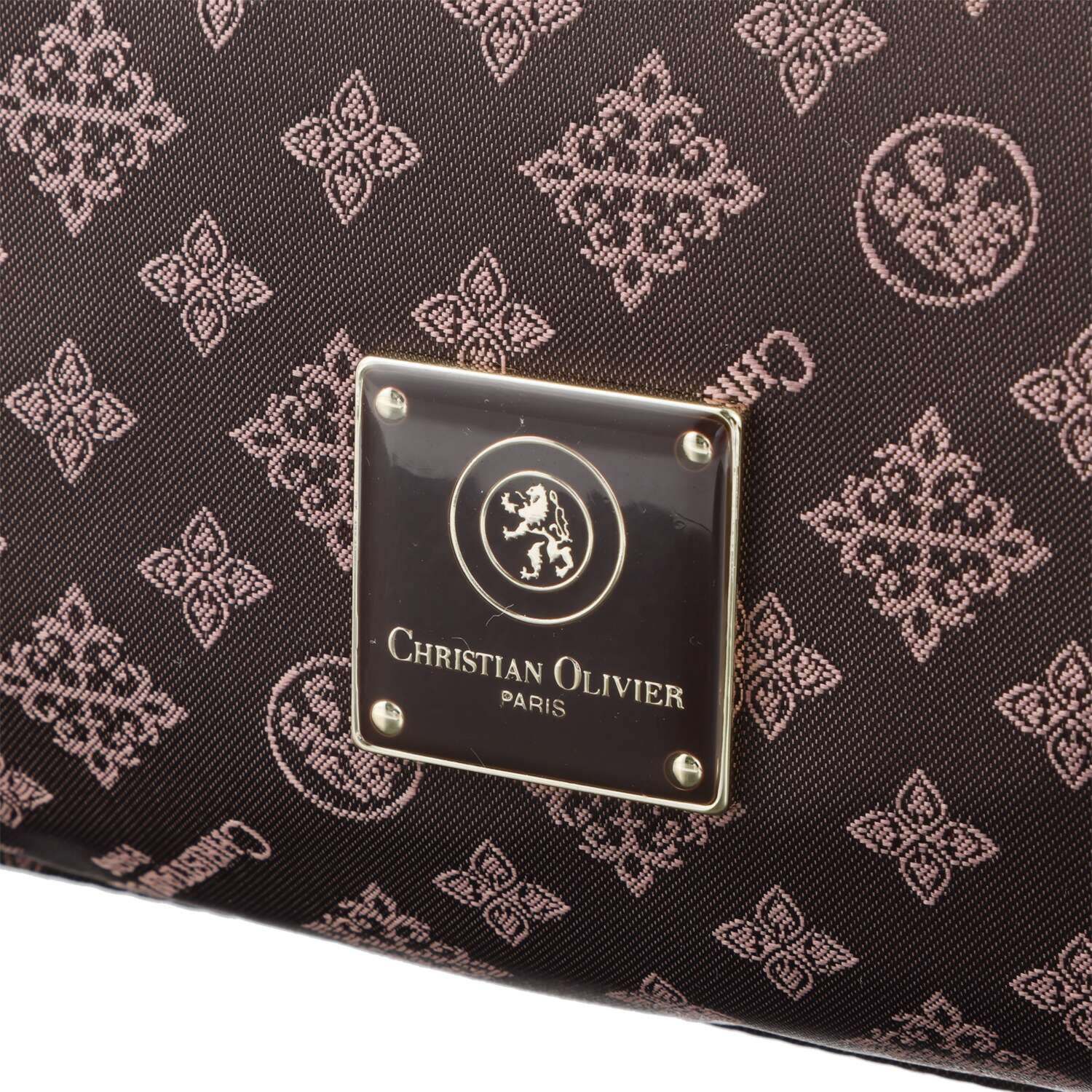 クリスチャン　オリビエ はっ水ジャガード ２ウェイボストンバッグ ＜縦段式カード入れ仕様＞ 