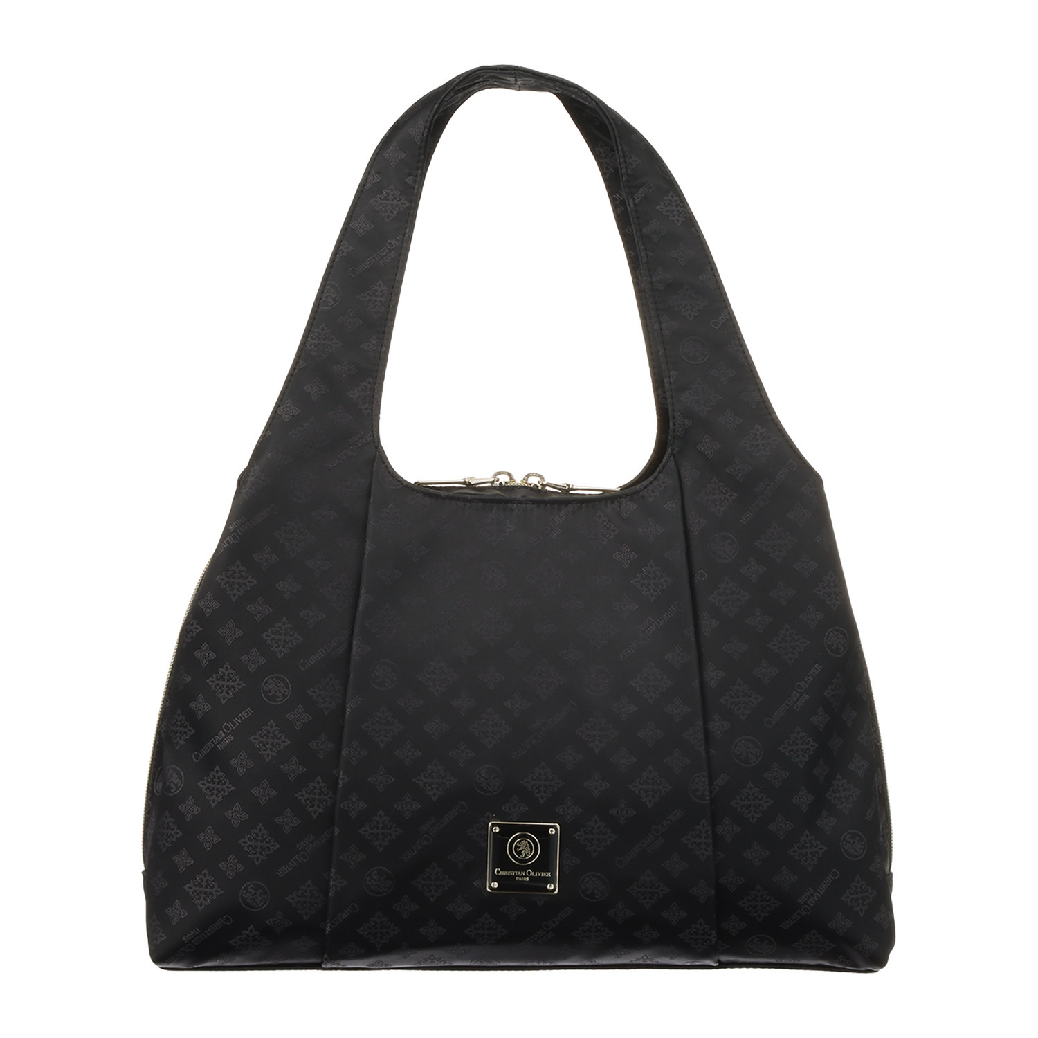 クリスチャン　オリビエ はっ水ジャガード 三層構造 くり手トートバッグ