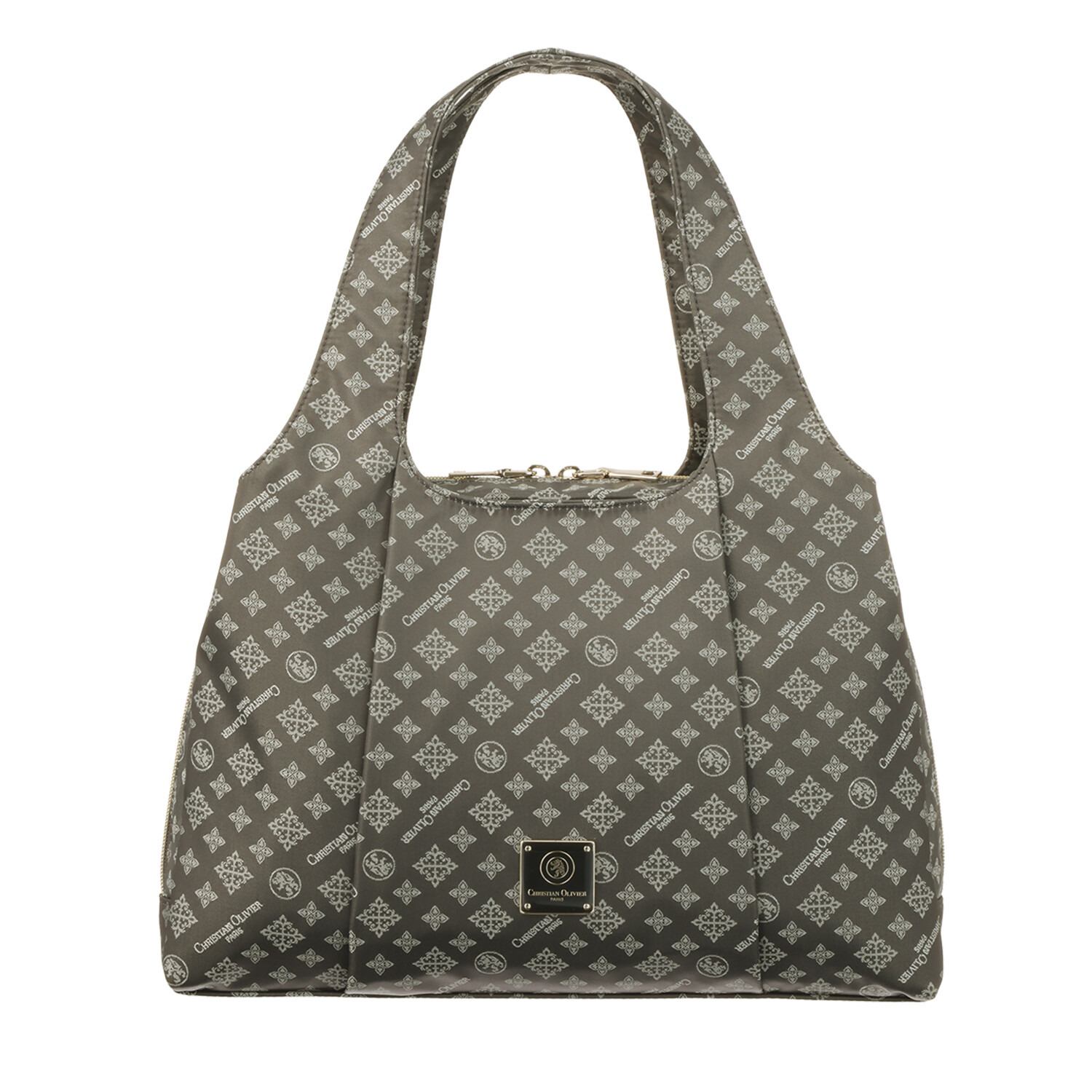 クリスチャン　オリビエ はっ水ジャガード 三層構造 くり手トートバッグ