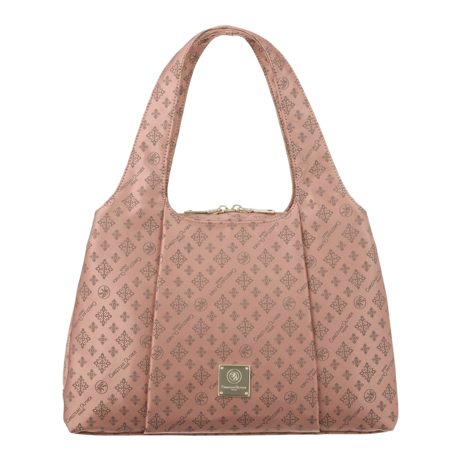 クリスチャン　オリビエ はっ水ジャガード 三層構造 くり手トートバッグ