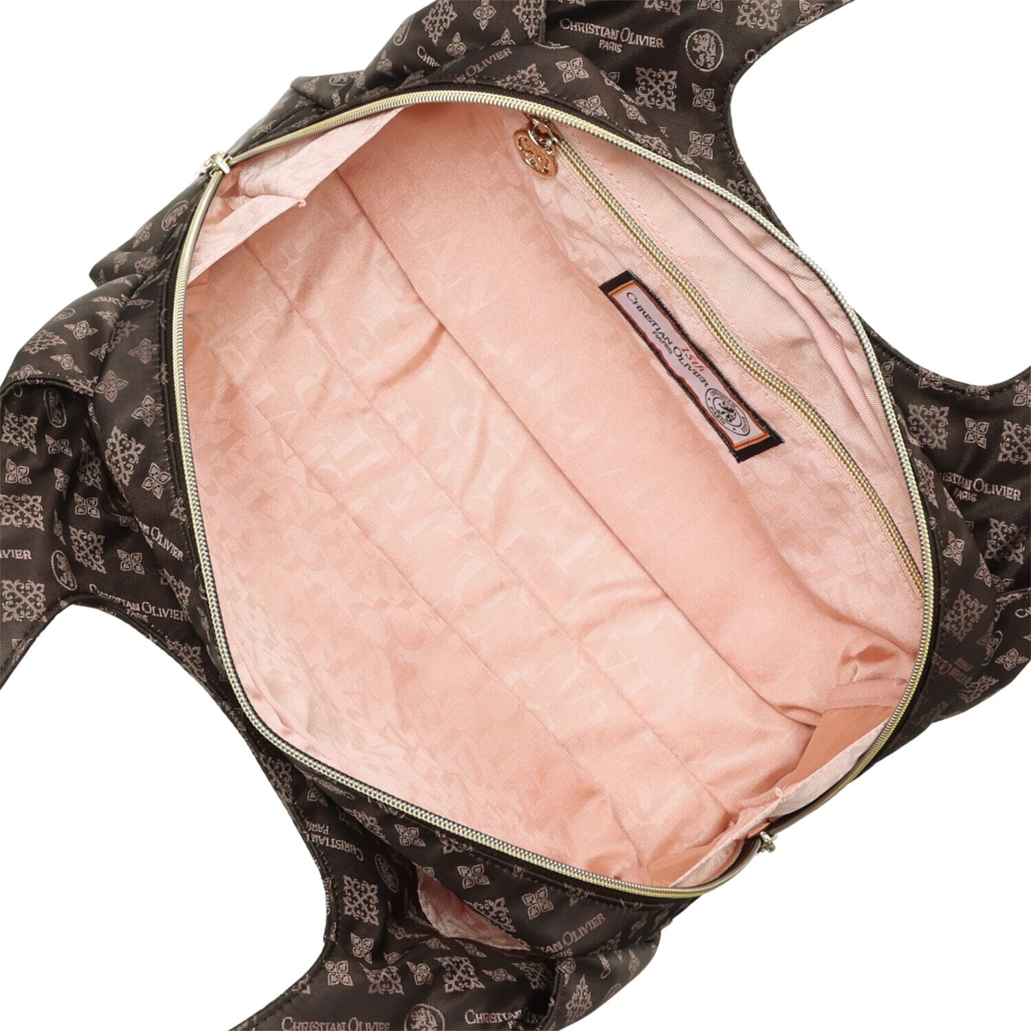 クリスチャン　オリビエ はっ水ジャガード 三層構造 くり手トートバッグ