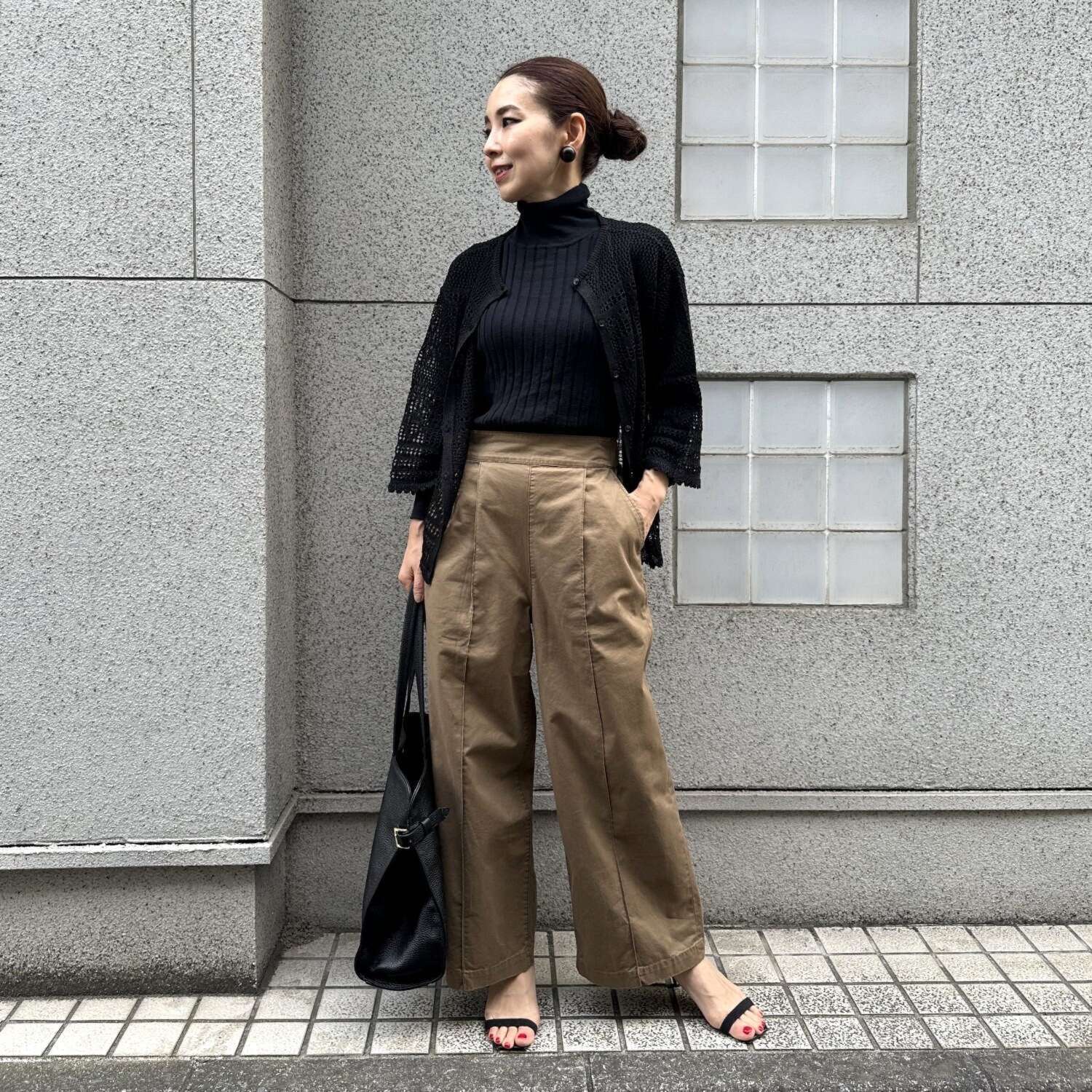 タマミ　ワタナベ メッシュニット プルオーバー＆ インナータンクトップ “レディースターダスト”