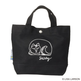 リサ・ラーソン スケッチねこたち スッシー 刺しゅうミニトートバッグ