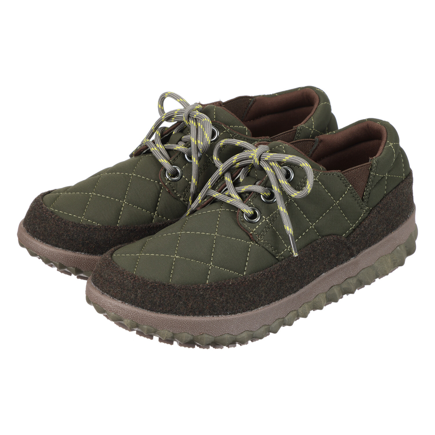 トーキョーキャンプゴー 防水　防滑 サイドゴア キルティング レースアップシューズ