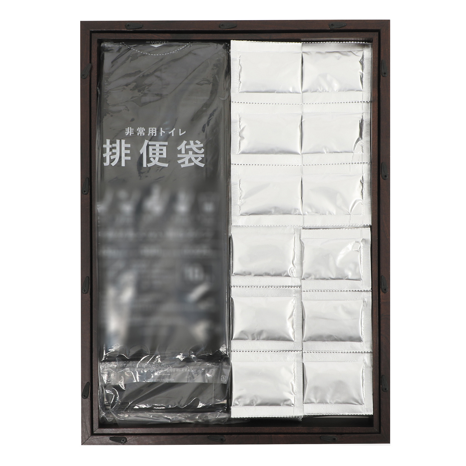 ＳＯＮＡＥＮＯ 備えをライフスタイルに ４種類のアート付き 飾れる防災収納フレーム ＜Ａ３＞