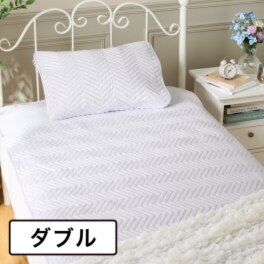 ｎｉｓｈｉｋａｗａ　西川 ひんやり続く！ クールキーパーネオ 敷パッド ＜ダブル＞
