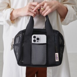 シュープ メッシュ ミニトートバッグ