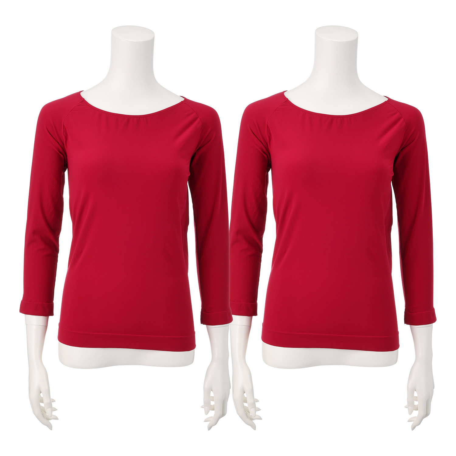 ドルチェ　ドンナ うすくてポカポカ 〜ｆｒｏｍ　Ｉｔａｌｙ ７分袖インナー 同色２枚セット