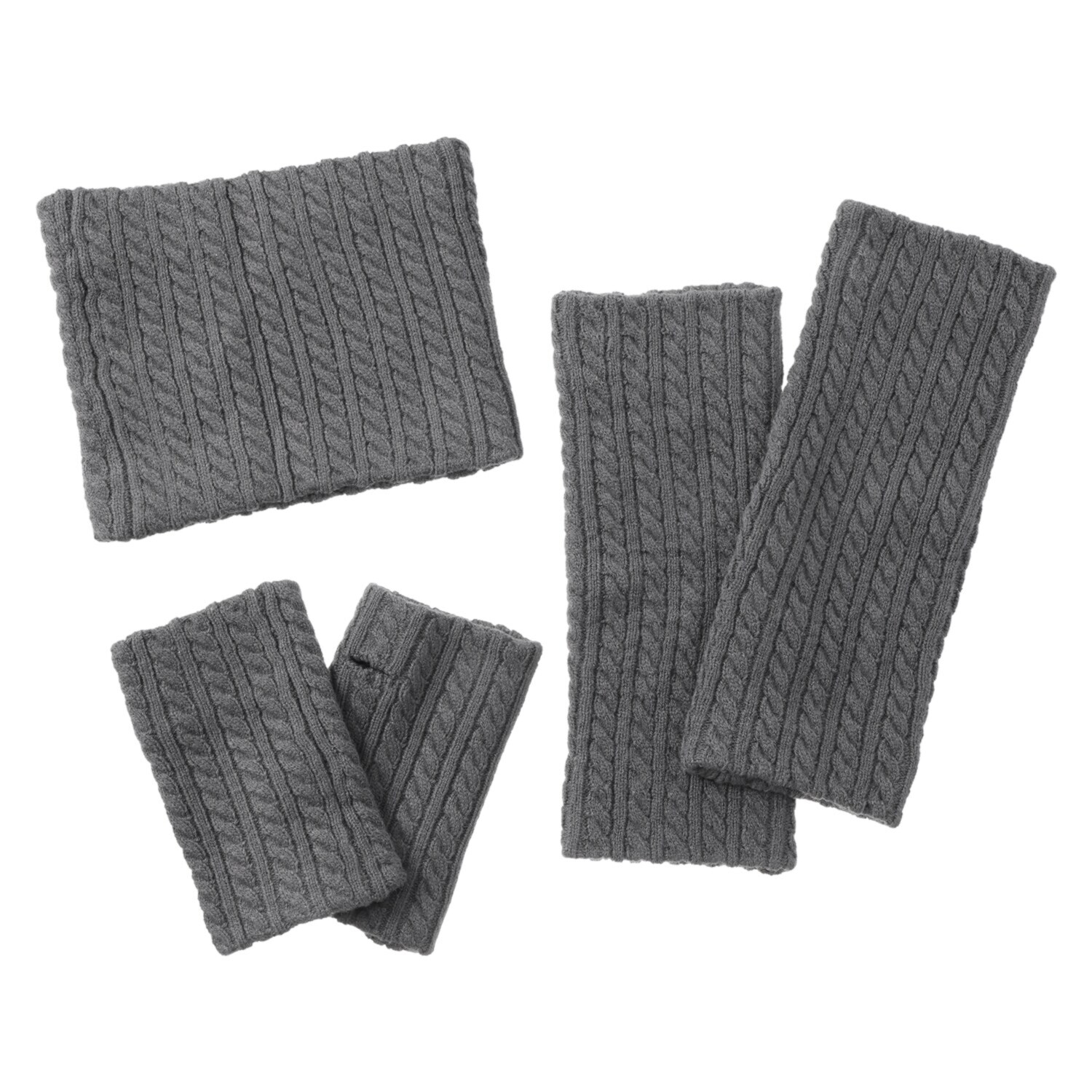 うらぽか 裏側シルク高混率 ３首ウォーマーセット