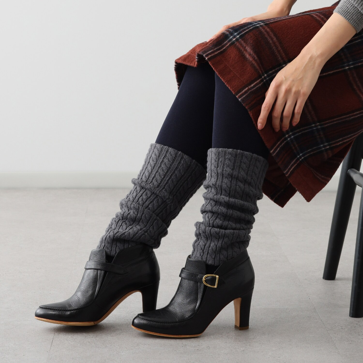 うらぽか 裏側シルク高混率 ３首ウォーマーセット