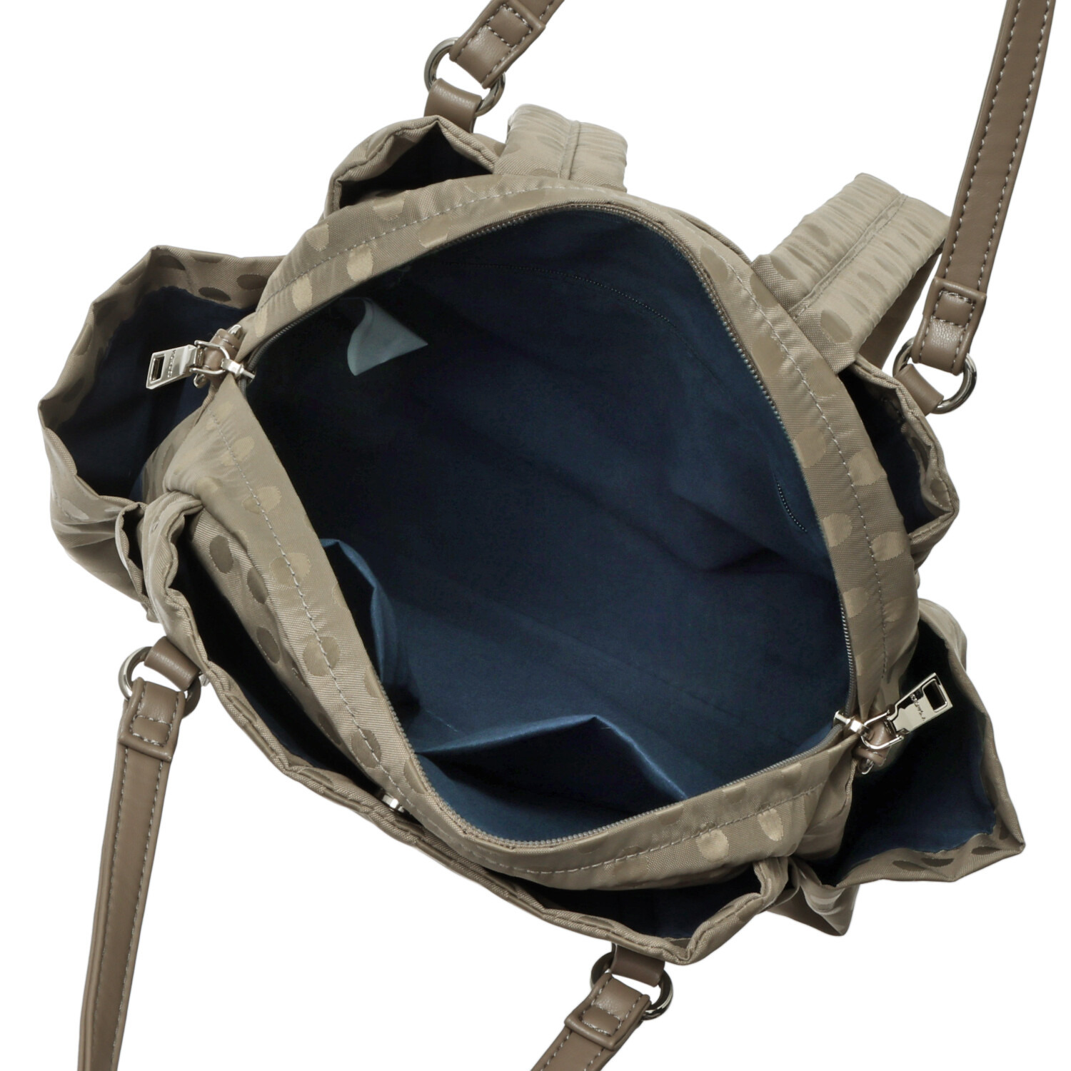 イザック はっ水　軽量 ドットジャガード ３ウェイリュック＆ サコッシュセット