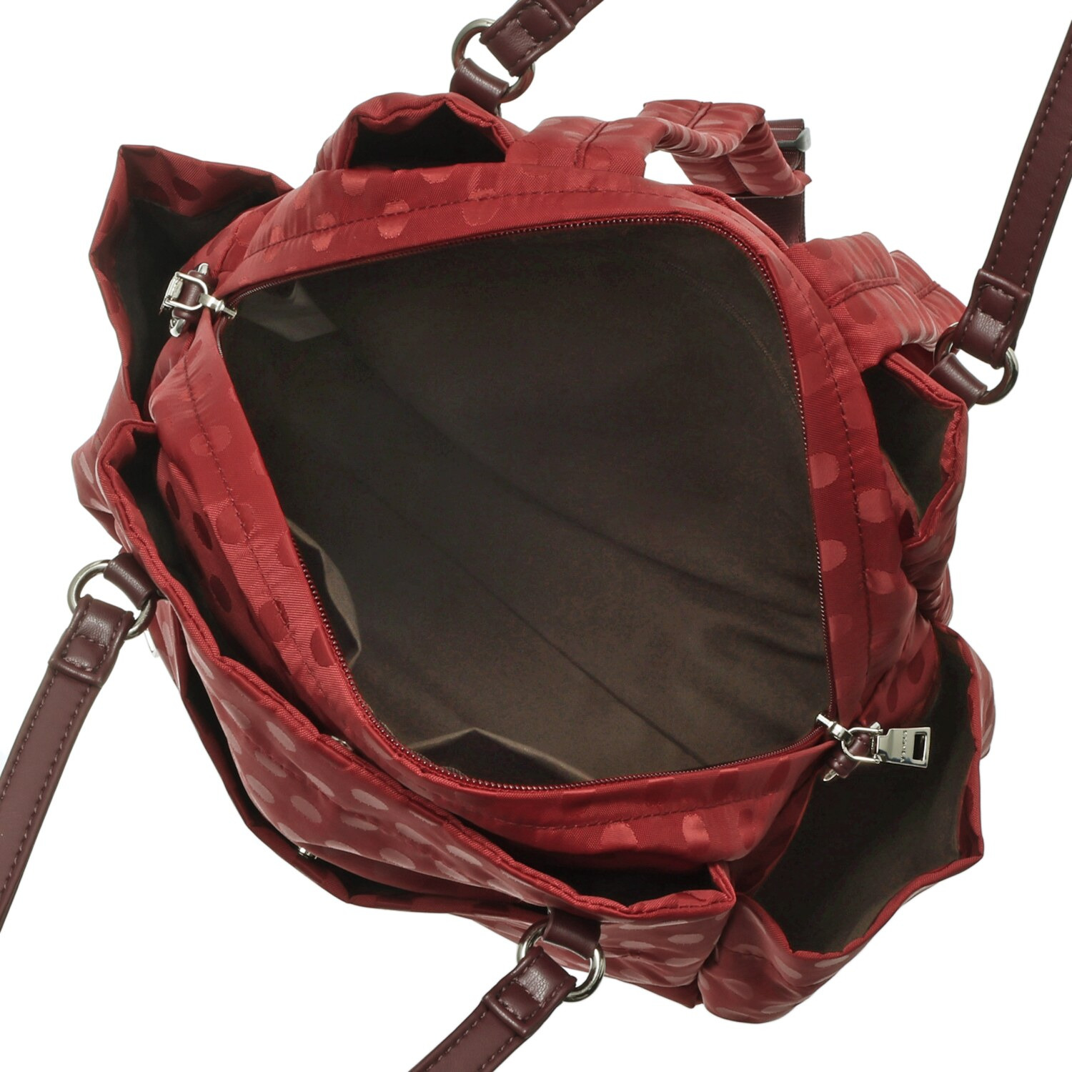 イザック はっ水　軽量 ドットジャガード ３ウェイリュック＆ サコッシュセット