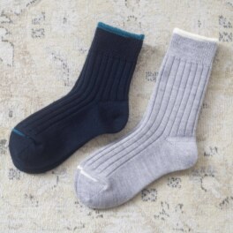 ヘ・エラ 日本製　消臭 メリノウール使用 靴下２足組＜婦人用＞