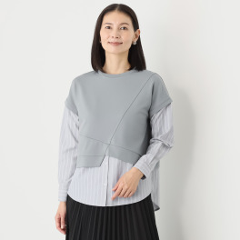 マチュート 重ねずに叶う今っぽさ レイヤード風トップス