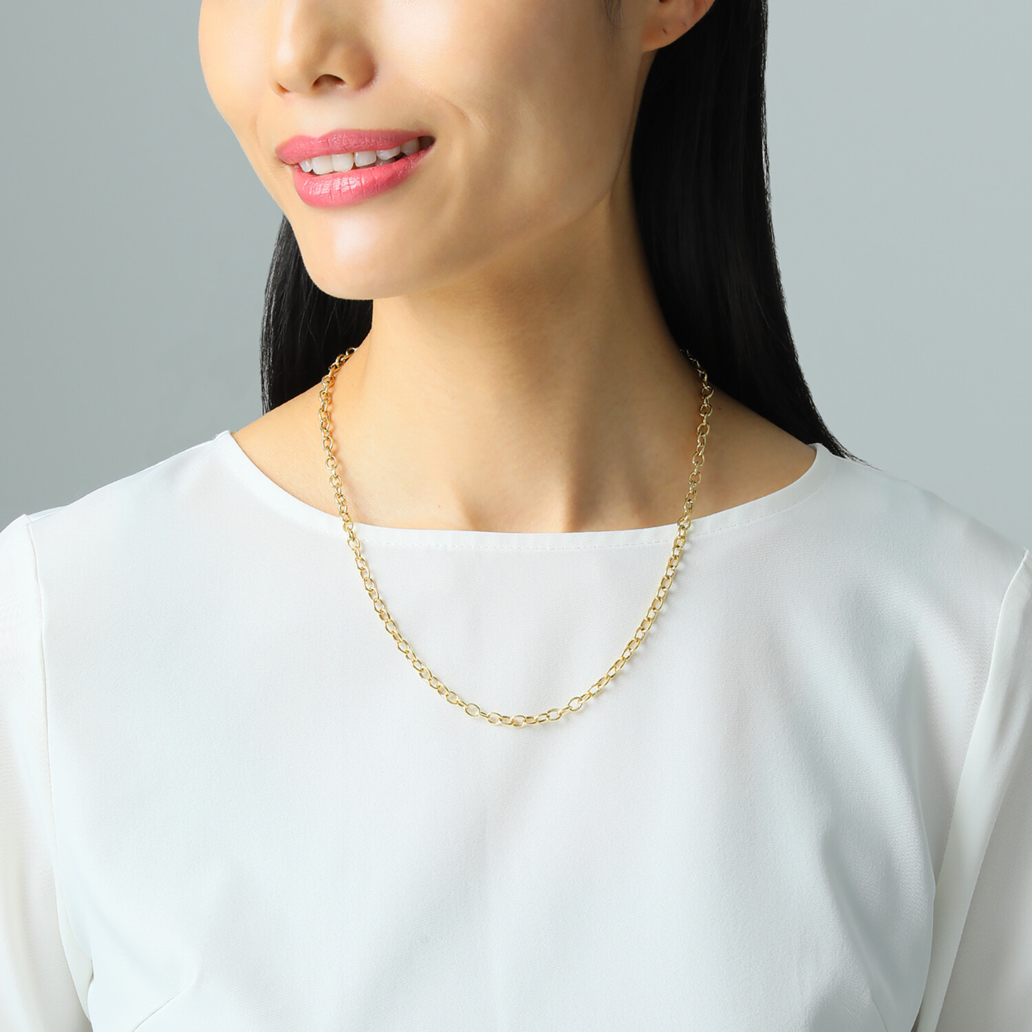 アルジェント イタリアーノ シルバー ロロチェーン ネックレス