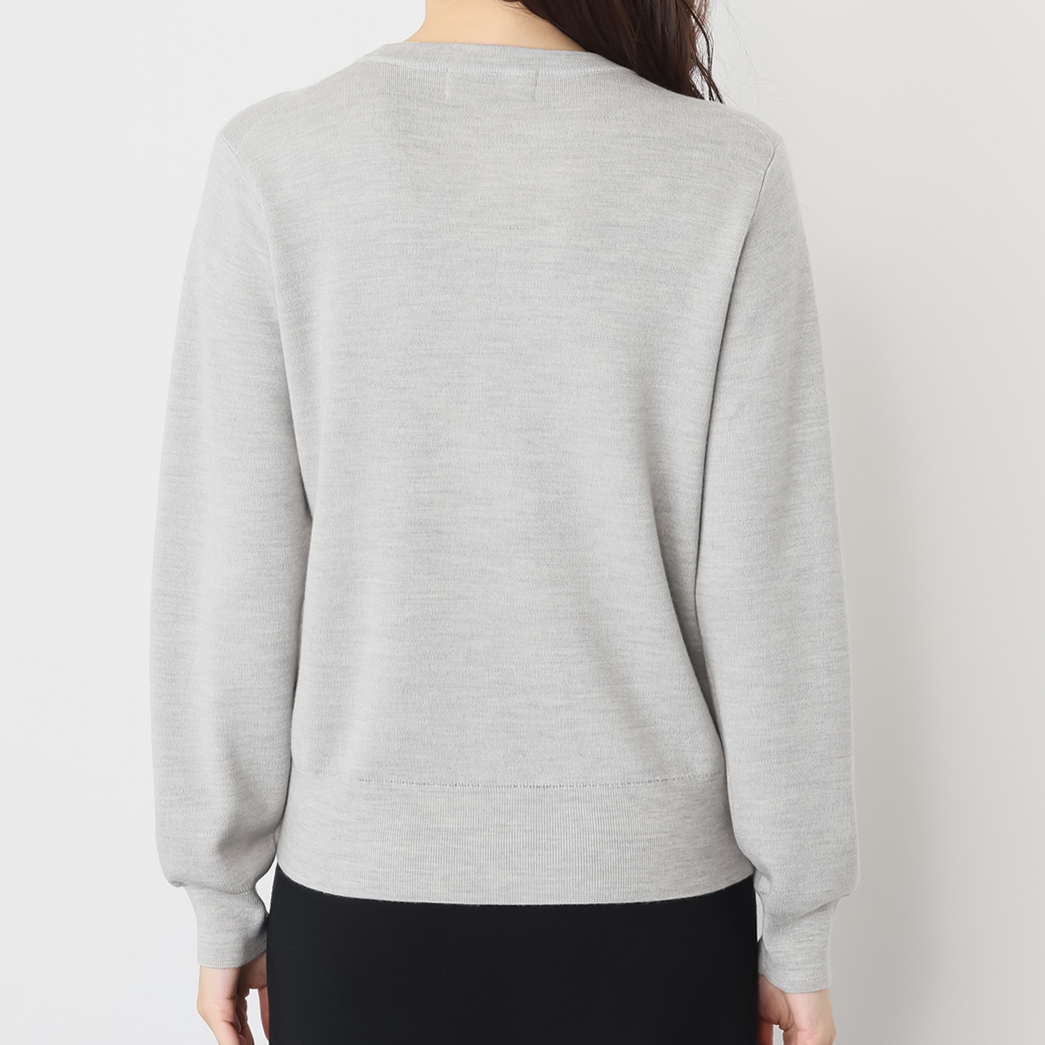 タルマス　ブランチ ウールシルク ダブルジャガード スエットプルオーバー