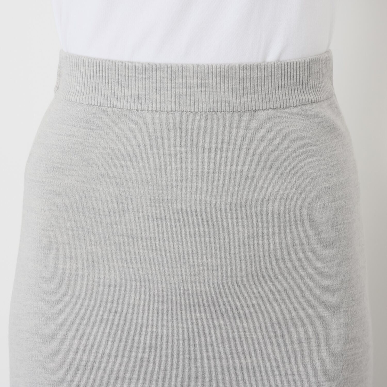 タルマス　ブランチ ウールシルク ダブルジャガード スエットスカート