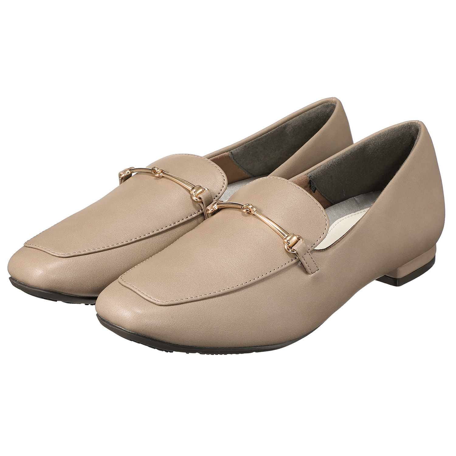 アキュアーズ ゆとり設計で柔らか＆快適 母趾に優しい ビットローファー