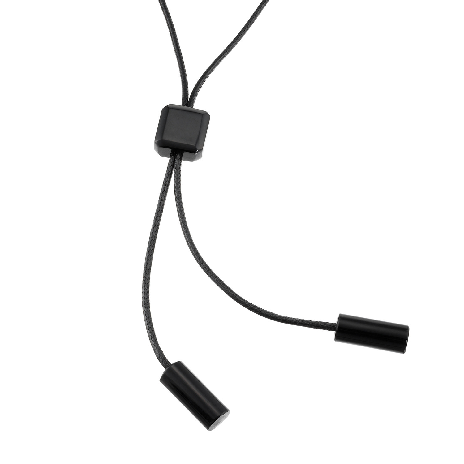 ミル・レーヴ 水牛 フラワーレースデザイン 透かし彫り ロングコードペンダント