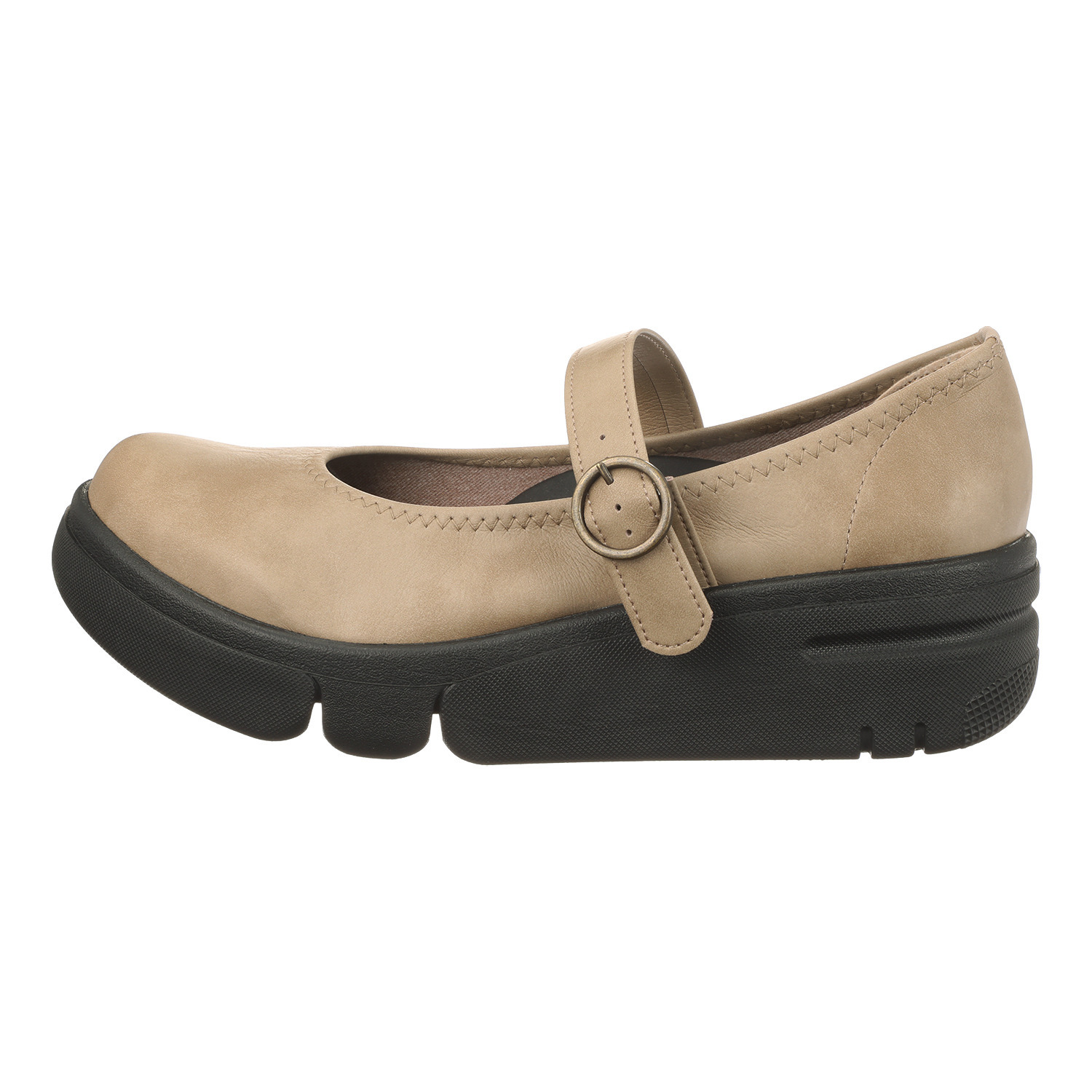 リゲッタ 日本製 アーチサポート ルーペインソール 厚底軽量 ストラップパンプス