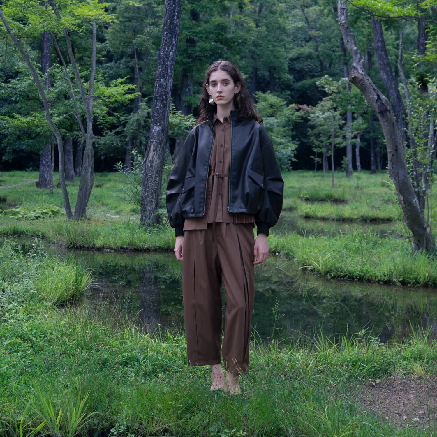 ヨウゾウカタブキ タックパンツ