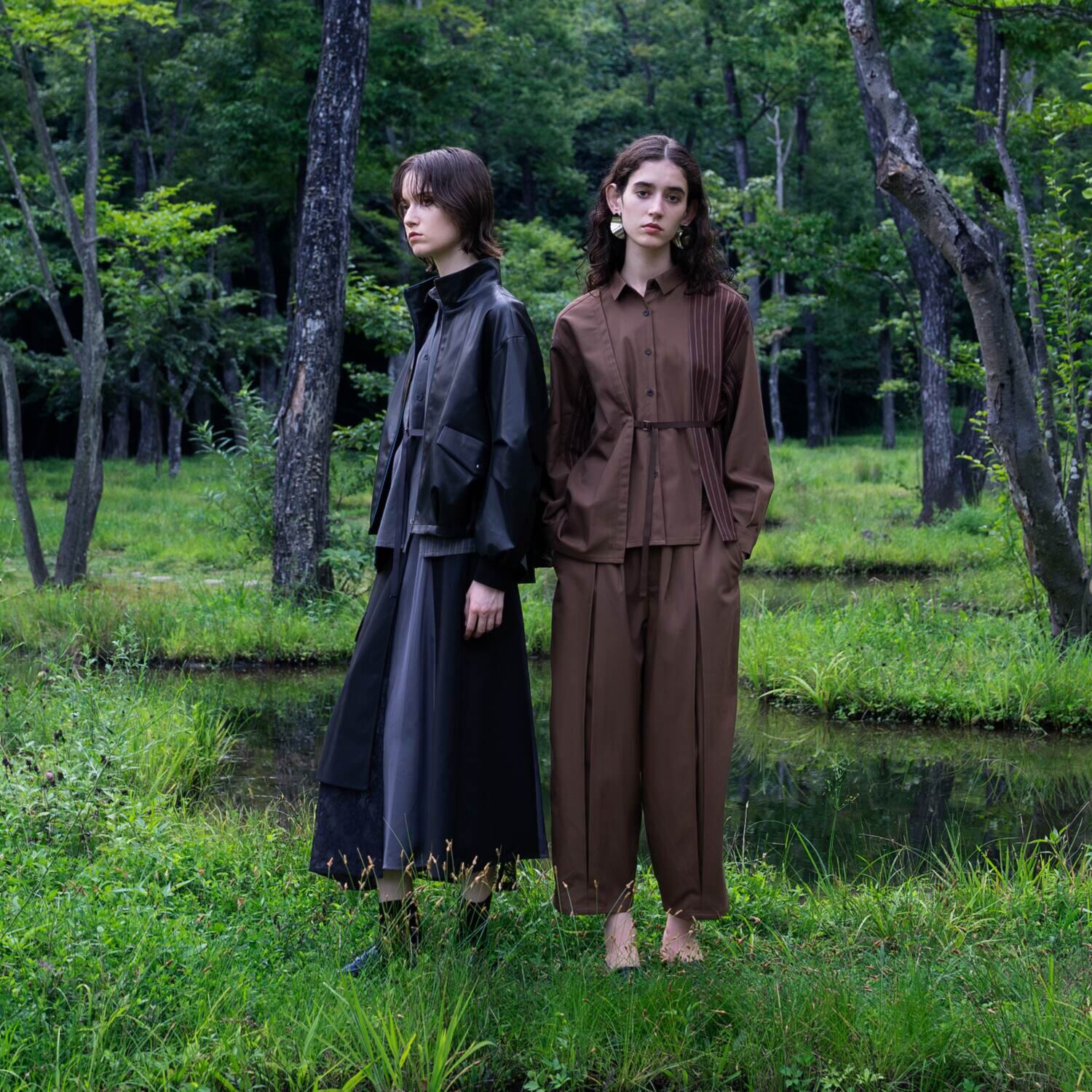 ヨウゾウカタブキ タックパンツ