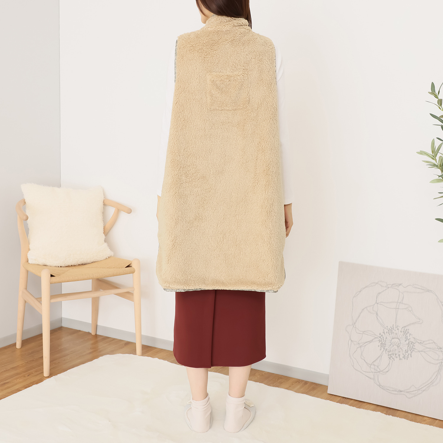 着やすさ、動きやすさ、 快適さを追求 レップ フラワーキルト 暮らしウェア