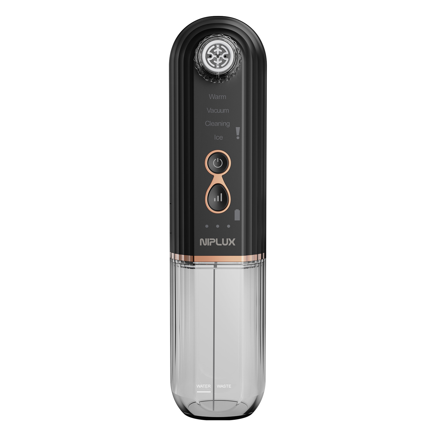 ニップラックス 水流洗浄×真空吸引の Ｗアプローチ！ 温冷水でケアできる 自宅で簡単毛穴ケア マルチスキンクリーナー 