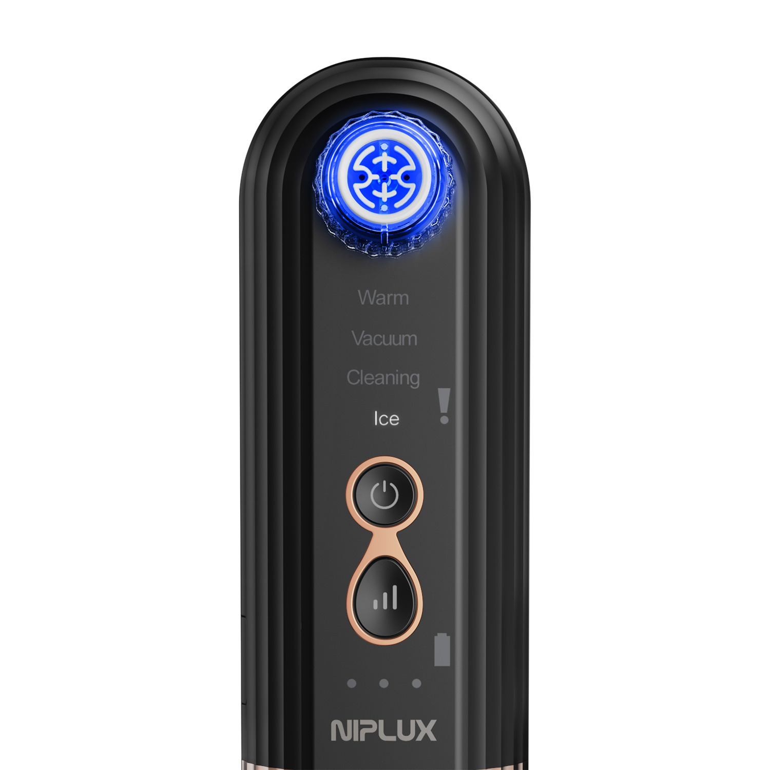 ニップラックス 水流洗浄×真空吸引の Ｗアプローチ！ 温冷水でケアできる 自宅で簡単毛穴ケア マルチスキンクリーナー 