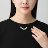 ジュペレ　ジョーヌ １０Ｋ 白蝶パール スルーネックレス