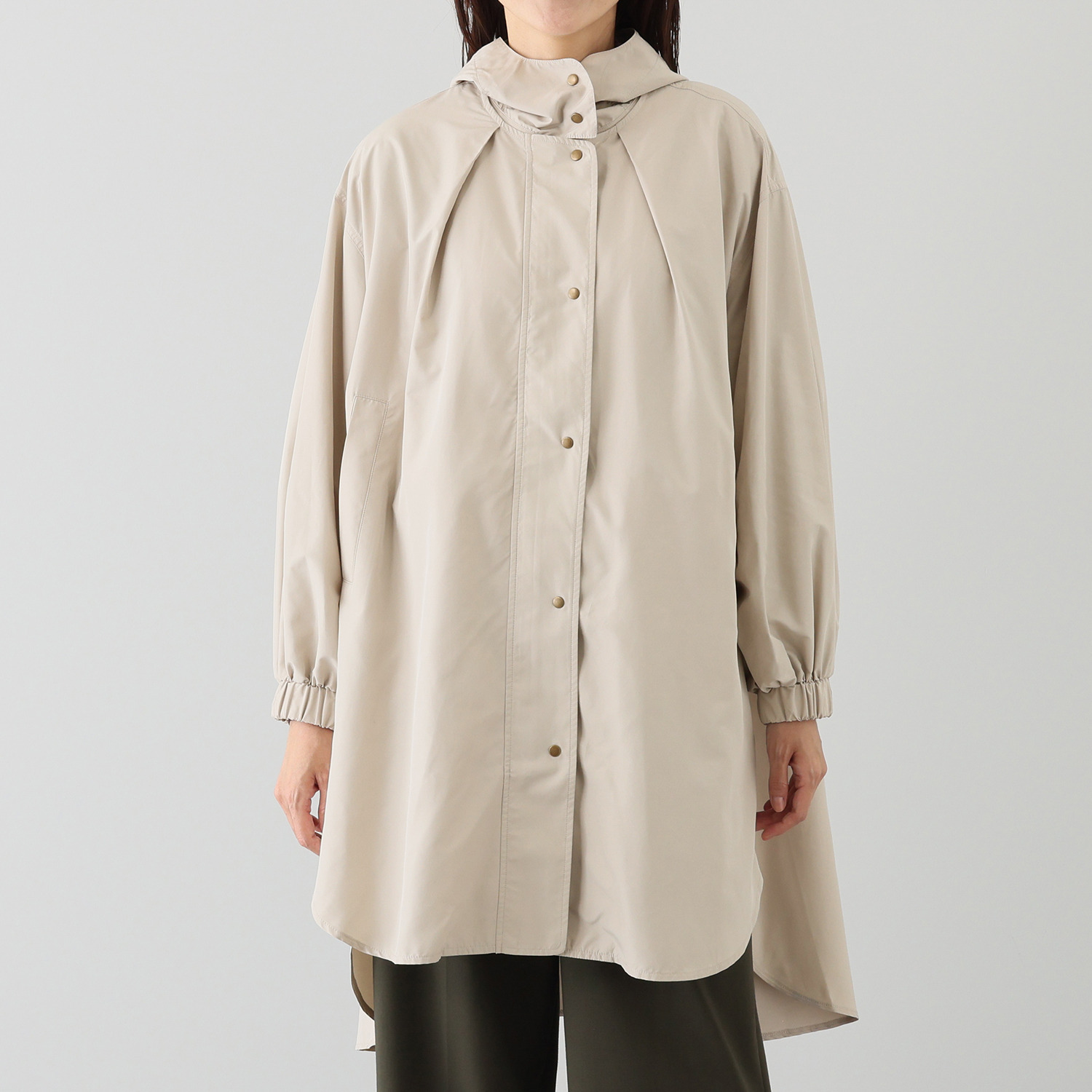 ペイズリーウィズ キンロックアンダーソン タータンチェック アクセント はっ水コート