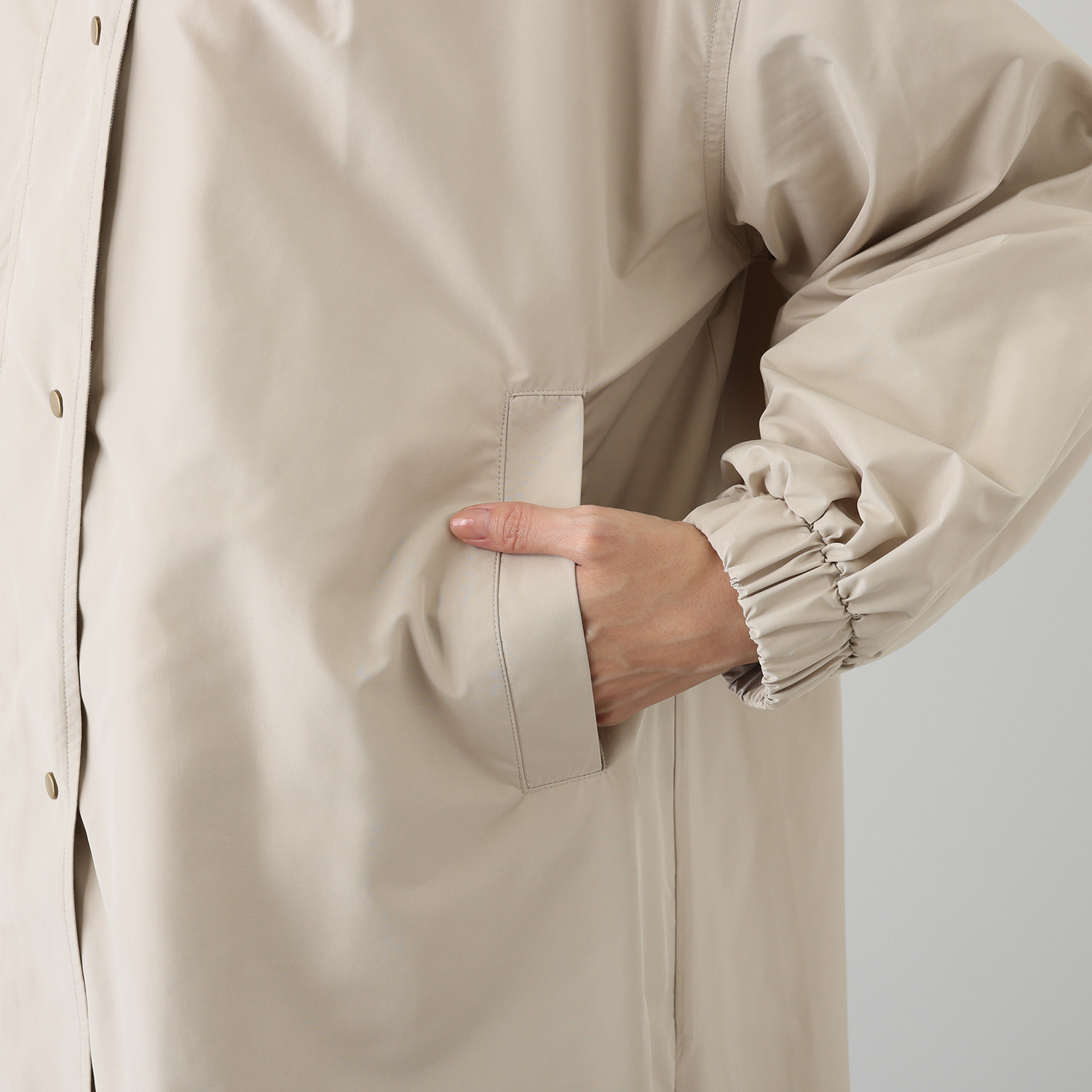 ペイズリーウィズ キンロックアンダーソン タータンチェック アクセント はっ水コート