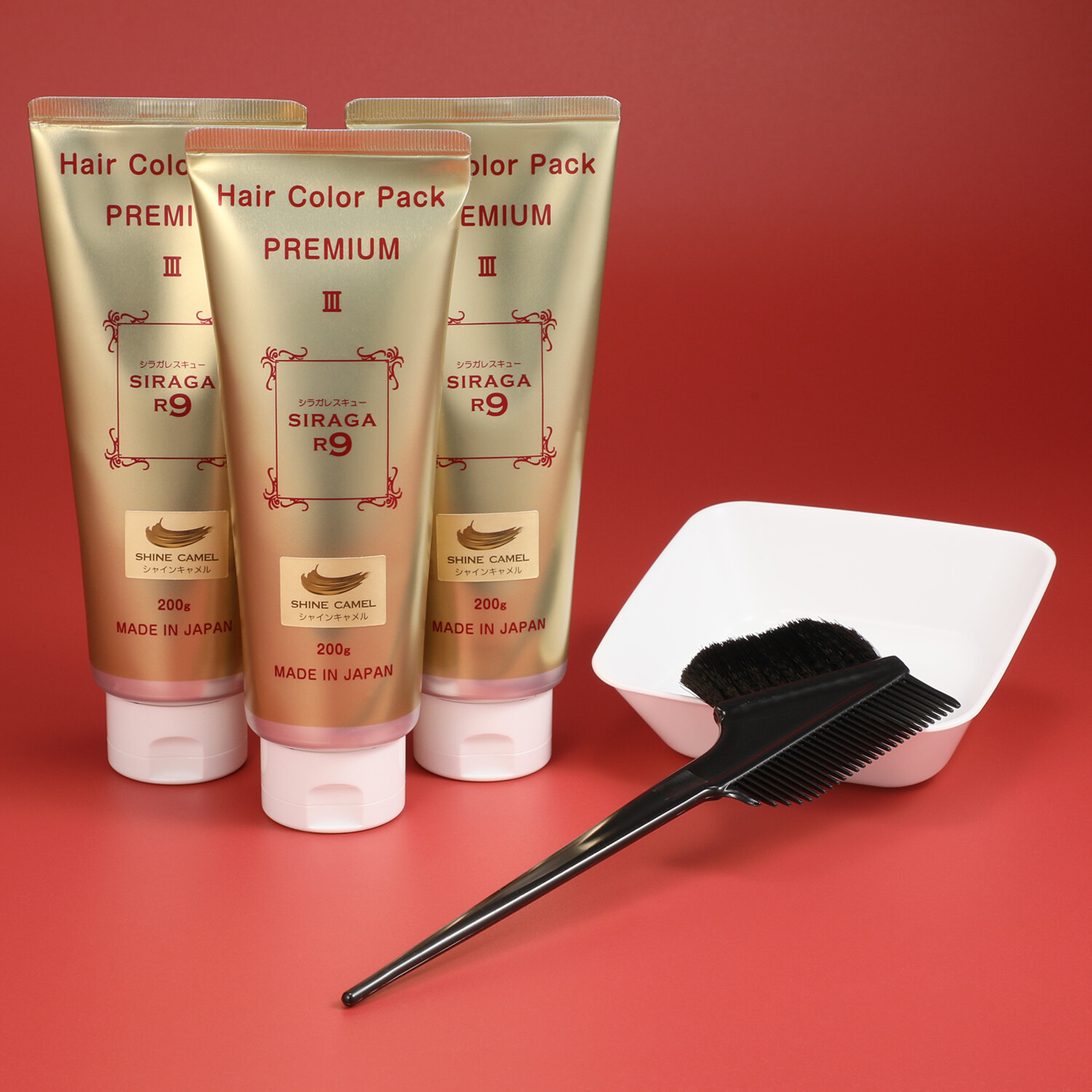 色持ちを追求！大人艶髪へ シラガレスキュー ヘアカラーパック プレミアムＩＩＩ ３本特別セット 