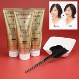色持ちを追求！大人艶髪へ 新シラガレスキュー ヘアカラーパック プレミアムＩＩＩ ３本特別セット 