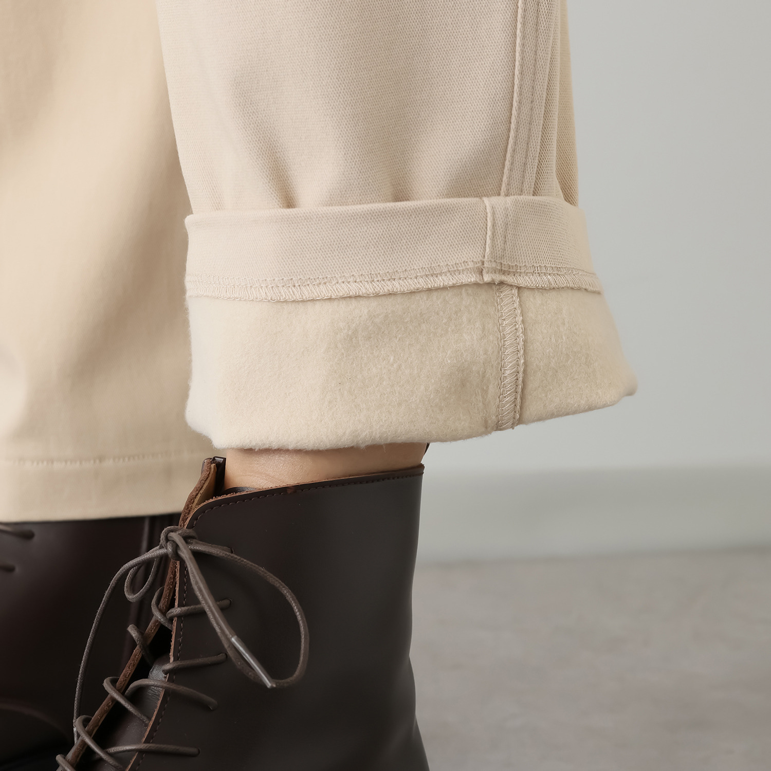 アトリエール レーヨン混 ハイパワーストレッチ ベイカーカーブパンツ