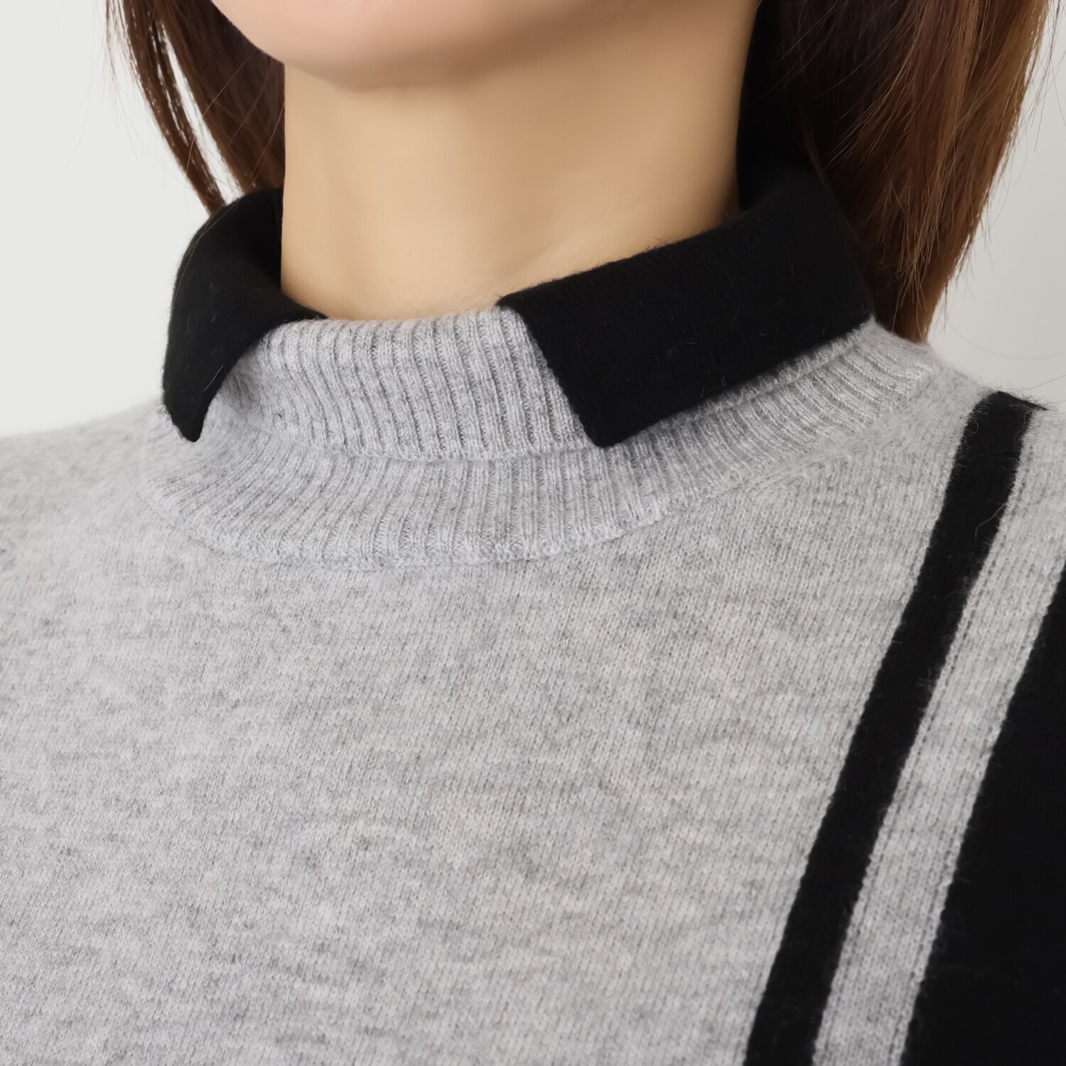 ナチュラム カシミヤ１００％ インターシャ編みで 表現した デザインセーター