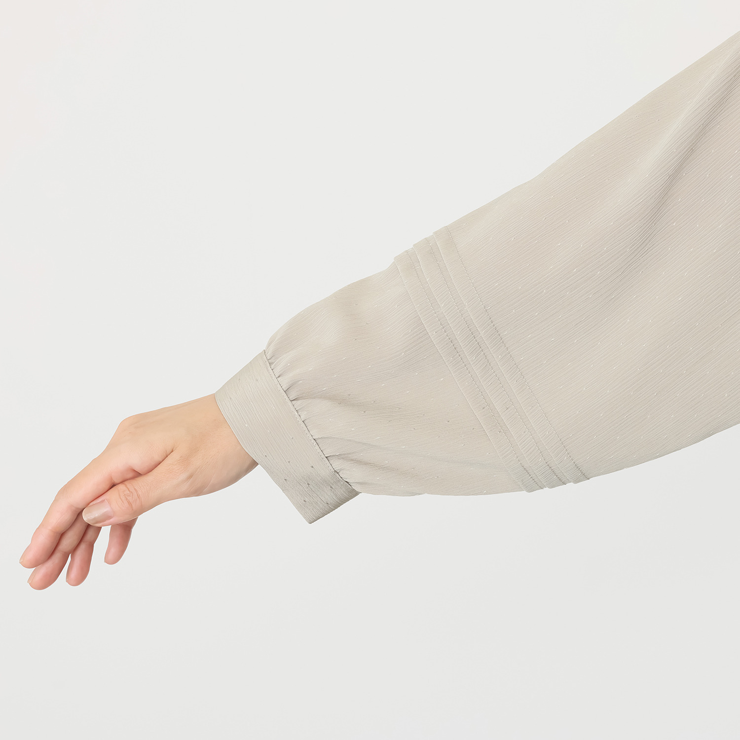 シルバーミントシュガー ゆったりなのに すっきり見えブラウス＆ インナーチュニック アンサンブル