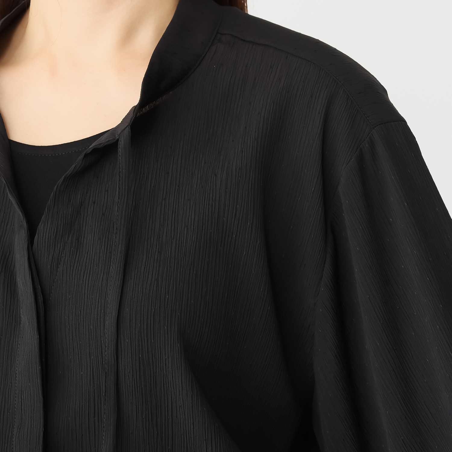 シルバーミントシュガー ゆったりなのに すっきり見えブラウス＆ インナーチュニック アンサンブル