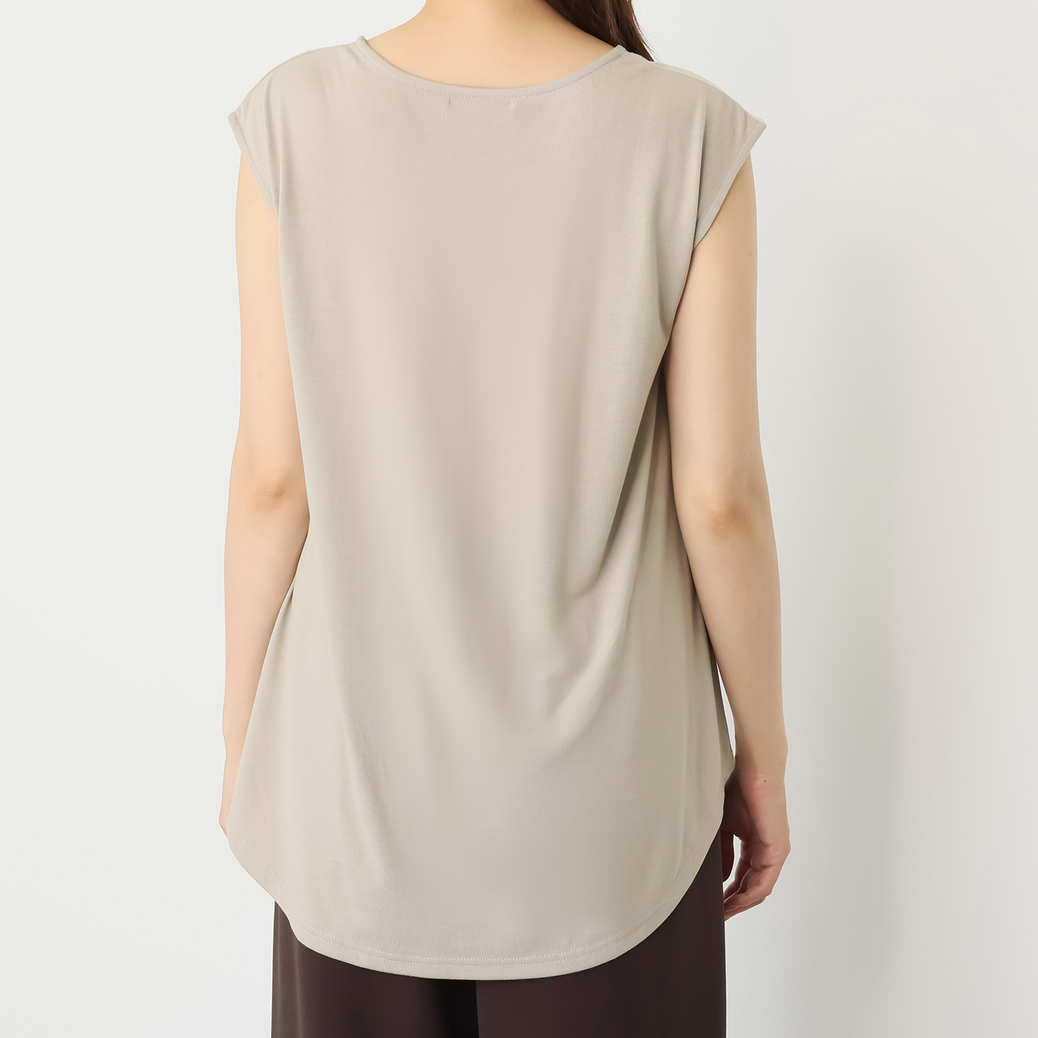 シルバーミントシュガー ゆったりなのに すっきり見えブラウス＆ インナーチュニック アンサンブル