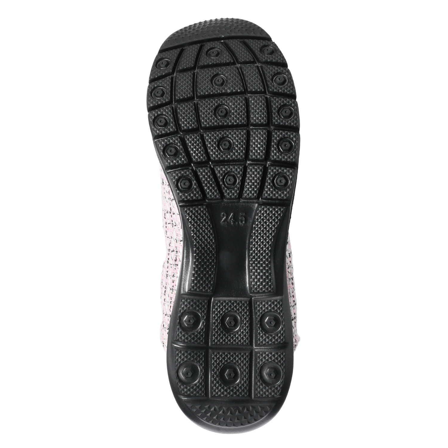 ラックラック 履いて歩いて全身運動！ 空飛ぶ　洗える 異素材切り替え エレガントパンプス