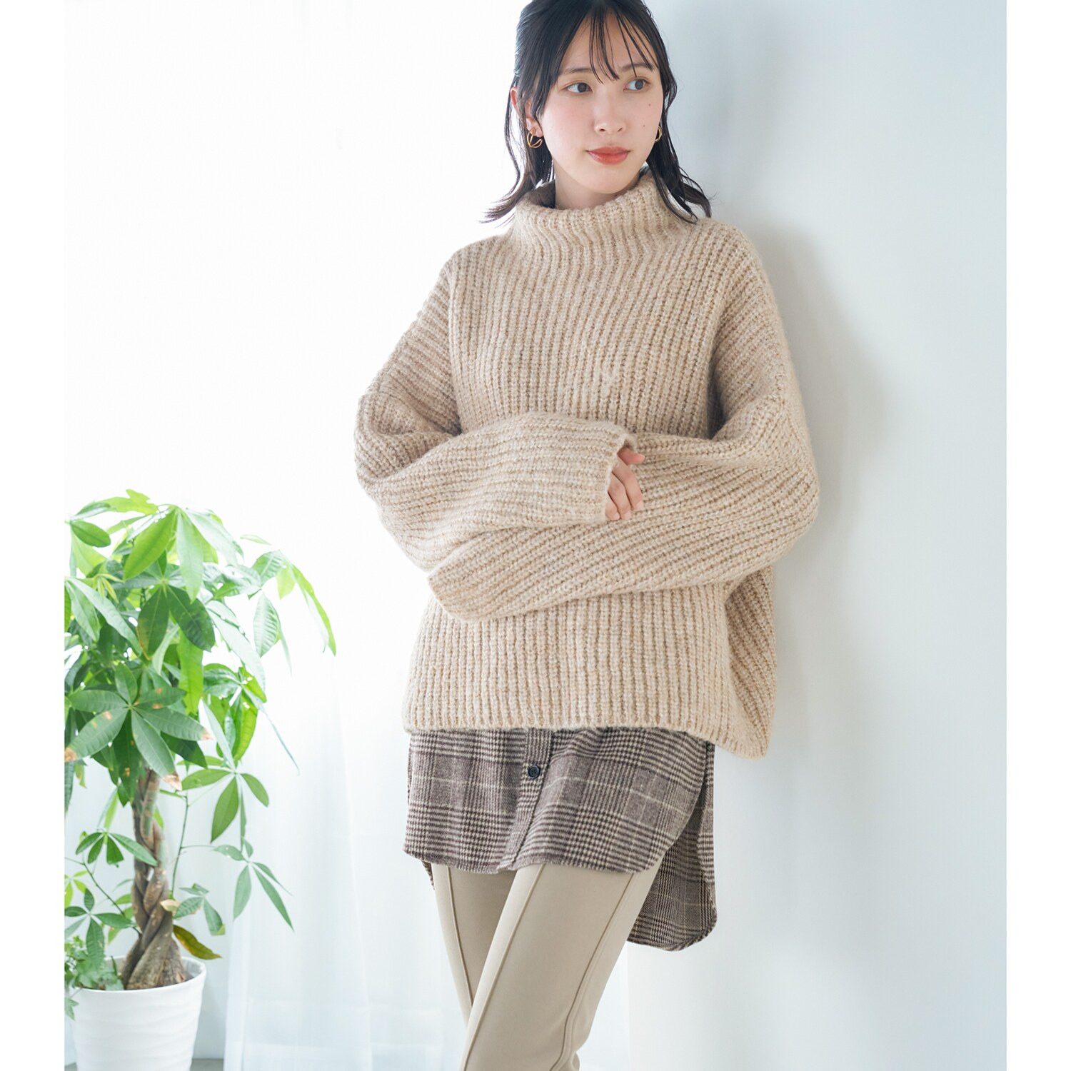 はくだけサッと体型カバー パチッ！と対策 まるで重ね着 おしりカバー２色セット
