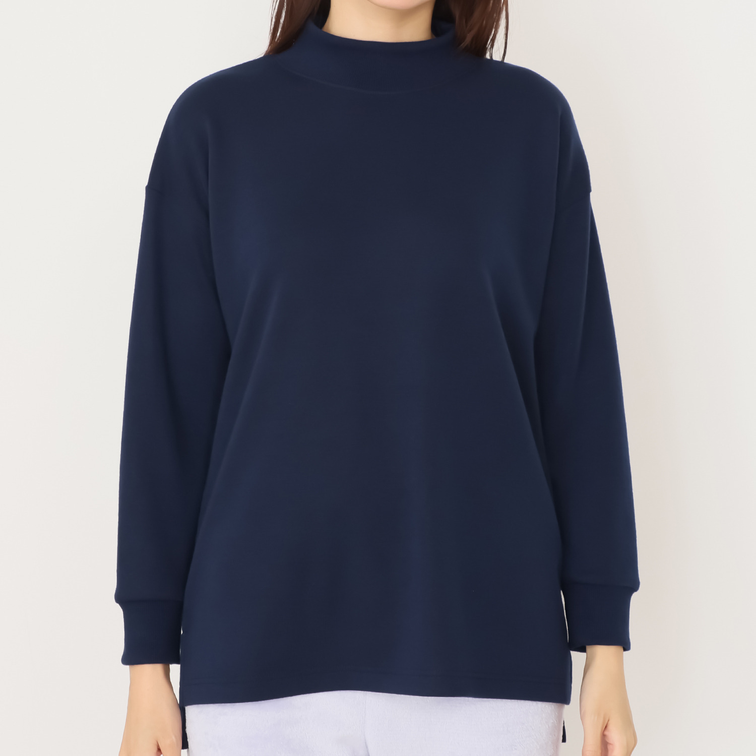 ラデリア あったかカーデ付 肌側コットンのトップス＆ パンツ ルームウェア３点セット