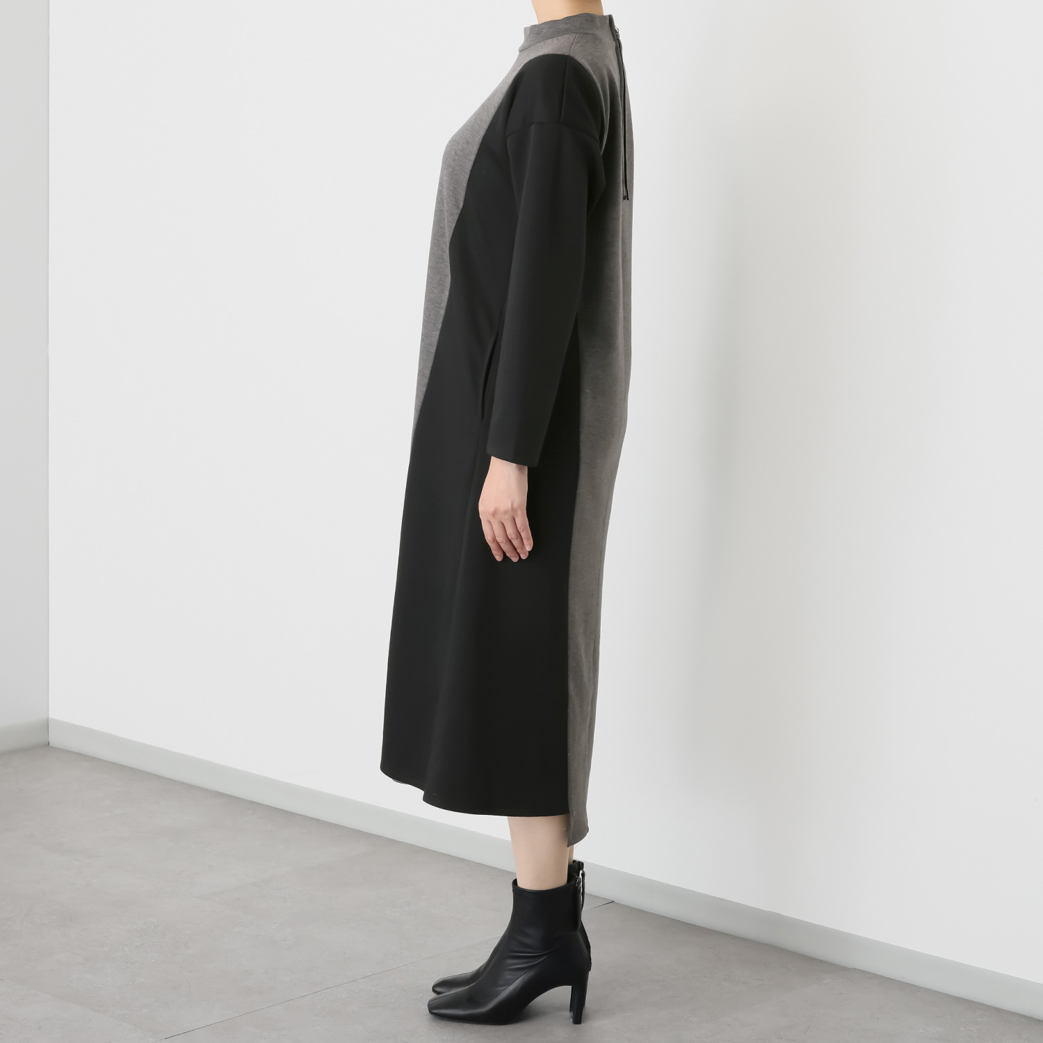 マチュート 寒さも味方に ハンサムモードな 裏起毛ワンピース