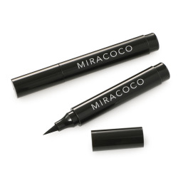 ミラココ 独自のペン先を採用 描きやすさと 落ちにくさにこだわった ティント　アイライナー ２本セット